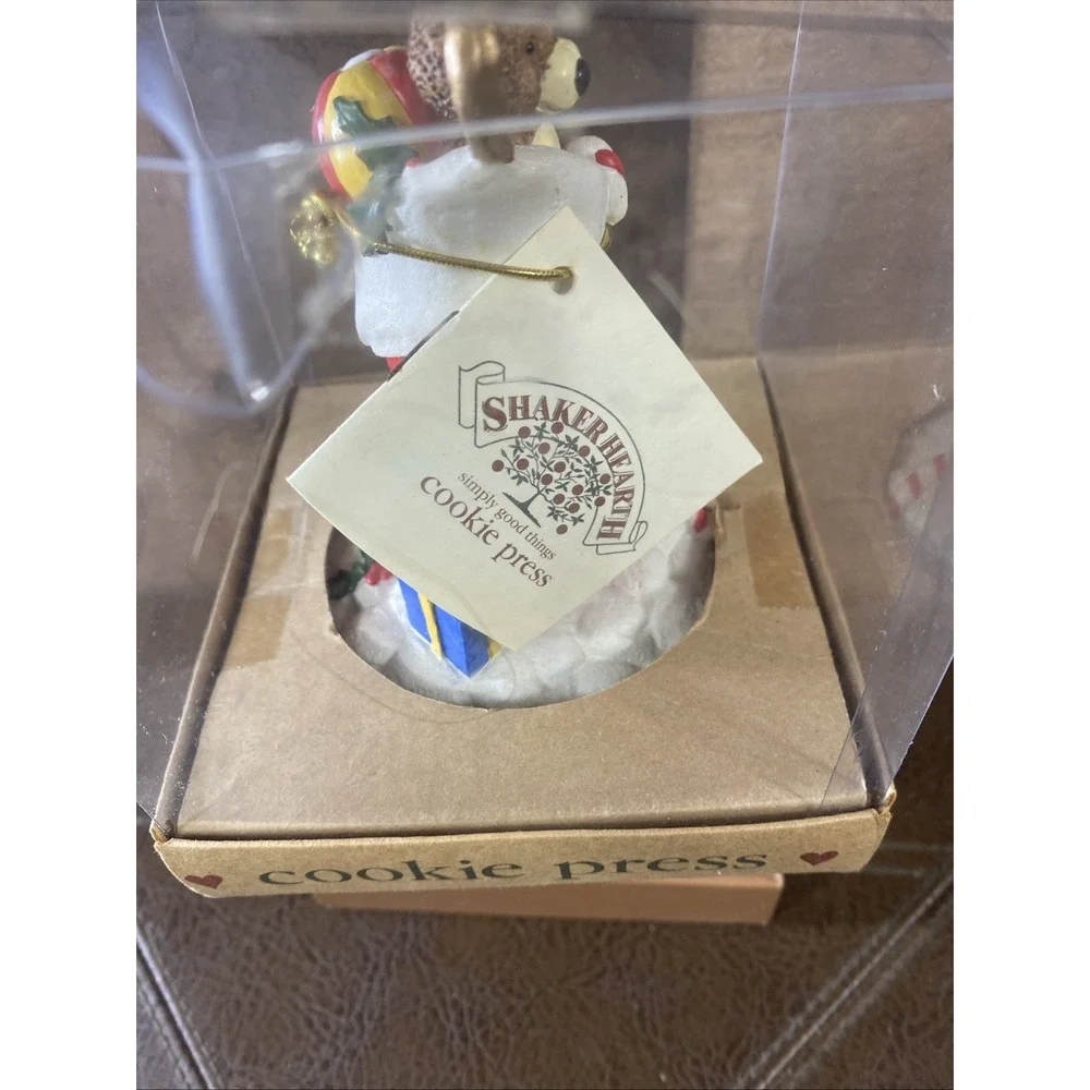 Vintage 1997 Shaker‎ Hearth Santa Boot Bear Cookie Press Candy Cane Stamp New